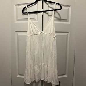White Spaghetti Strap Dress